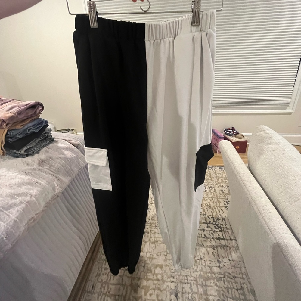 Black & White Sweatpants